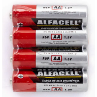 Pilhas alcalinas AAA - Alfacell (4 unidades)