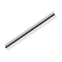 Barra de 40 Pinos Macho 1x40 90º